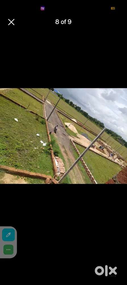 Ghara bari plot for sale .