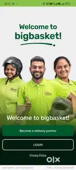 Delivery job for Bigbasket in Athgaon