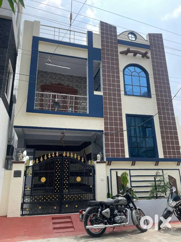 133yds, G+1, 4 yrs old,14k rents, 95 Lakhs,50m to Peerzadiguda mainrd