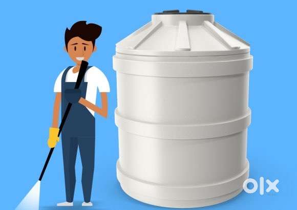 Water tank cleaning