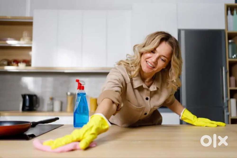 घरेलू काम झाड़ू पोछा बर्तन कपड़े, धोना बच्चों संभाल लड़कियां। Required