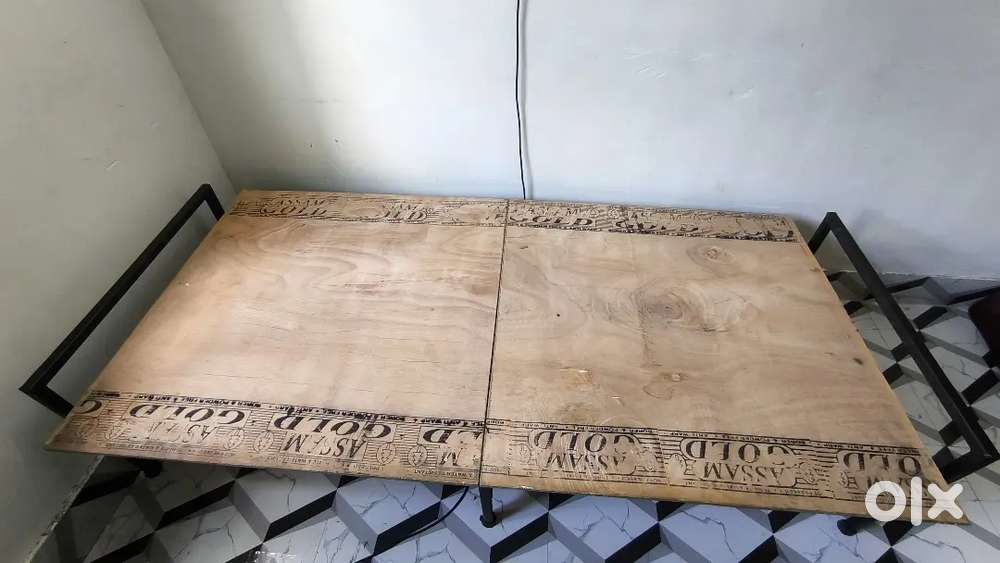 Bed folding plywoods stell bed