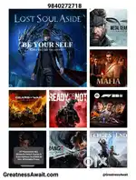 All Games For NintendoSwitch&PS5 Mario,Zelda,Gta,Mgs,Lost Souls,Forza5