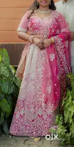 Bridal / Party Wear Pink Lehenga for Sale