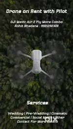 Dji Mavic Air 2 Drone On Rent With Pilot