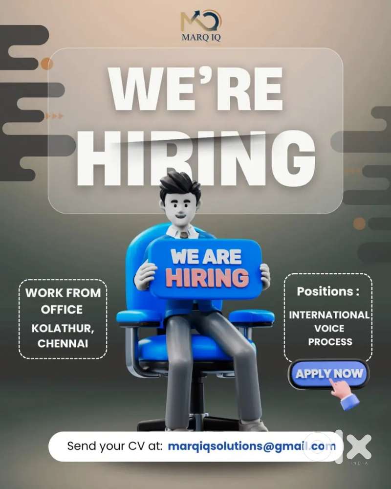 Hiring for International Voice Process – Excellent English Required