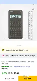 Calculator FX-82MS Scientific Calculator