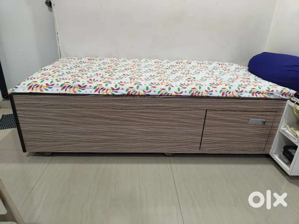 Single Bed with Storage  Strong Wooden Frame  Excellent Condition