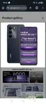 Realme 80 lite 5g fix price one month old brand new