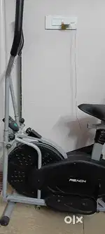 Elliptical cycle for gym and fitness.