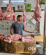 Mutton and chicken cutting master (butcher)
