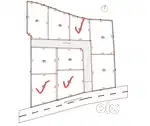 Kangarappady 3.5 ,4.  5 cents plots for sale,9 lakh per cent.