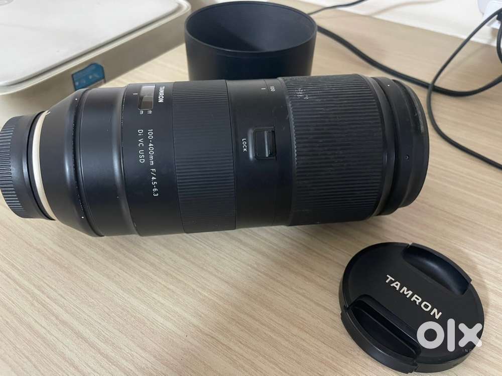 Tamron 100-400 mm f4.5-6.3 di VC lens