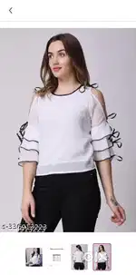 White color ka kapda white top Gaon Kanda new product Matra 6 Din hua