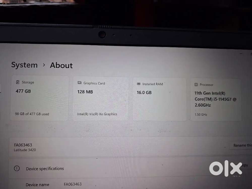 Dell laptop