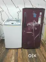 Lg flower model refrigerator & samsung daimond drum washing machine*/*