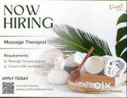 Needed Boys Candidate For Massage Therapist Job