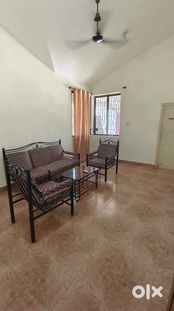 Spacious Furnished 1 BHK Pool-Facing Apartment for Rent at Candolim