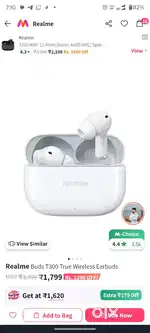Realme buds T300 TRUE WIRELESS EARBUDS