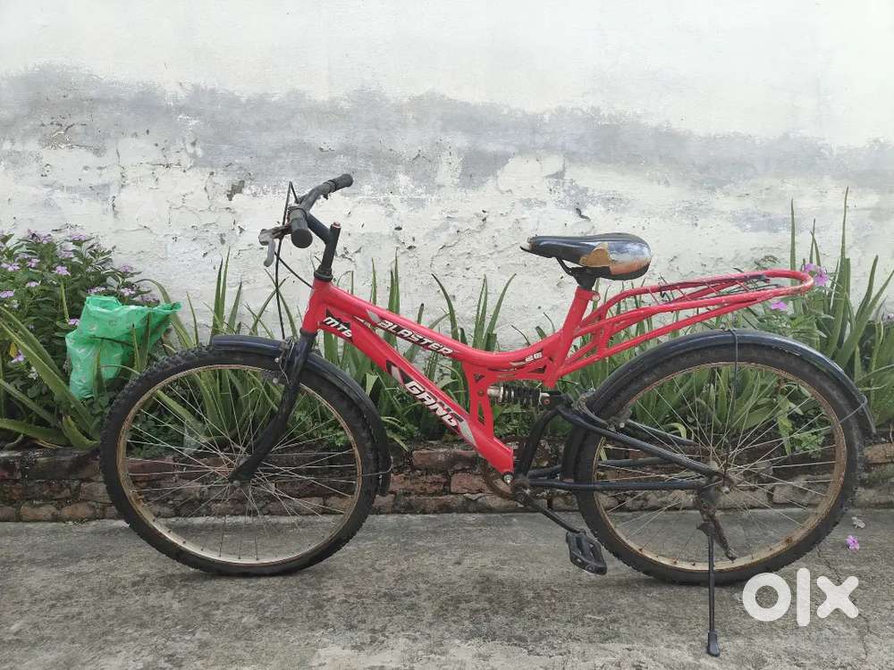 Red soccer cycle