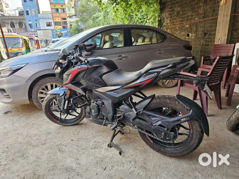 Bajaj N250 dual channel ABS TCS control minor scratches