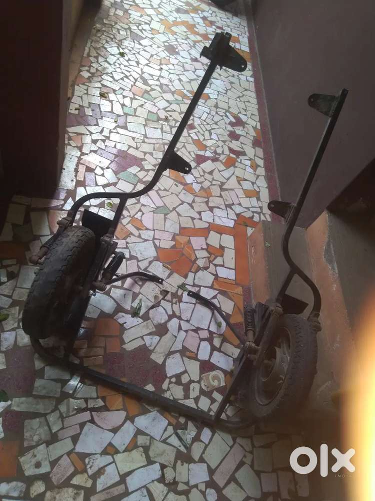 Scooty pep 3 wheeler attachment