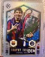 Set of trophy cards- official match attax authentic cards
