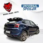 Hatchback cars universal monster spoiler abs plastic piano black