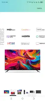 Led tv vu brand