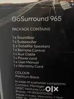 525W 5.1 CH Dolby Soundbar (GOVO GoSurround 965)