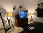 Room set tv, sound system, center table , standing mirror tv cabinet