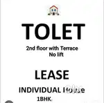 2nd flr house(Terrace)for lease or Rent.24 hrs water.opp to Zaitoon