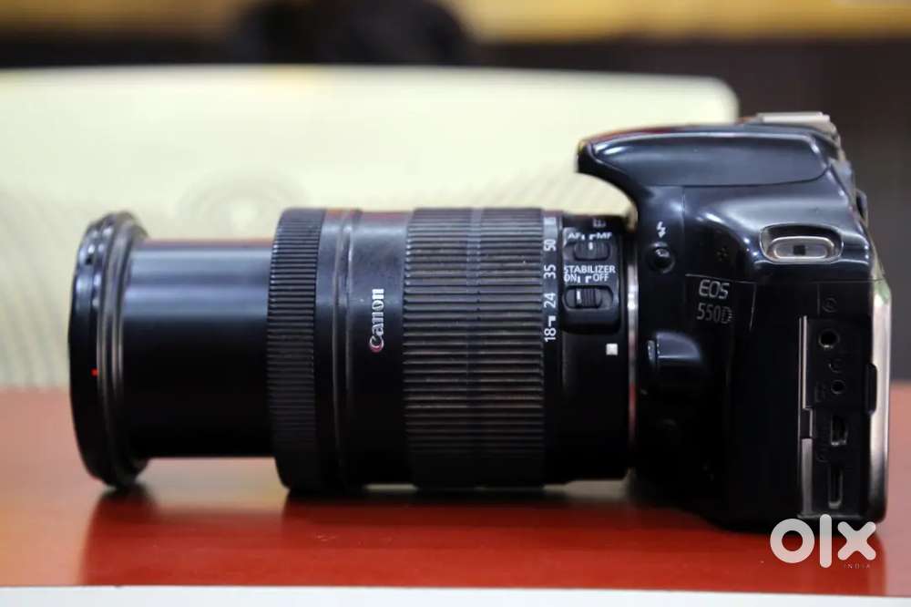 Canon 550d with 18-135mm len