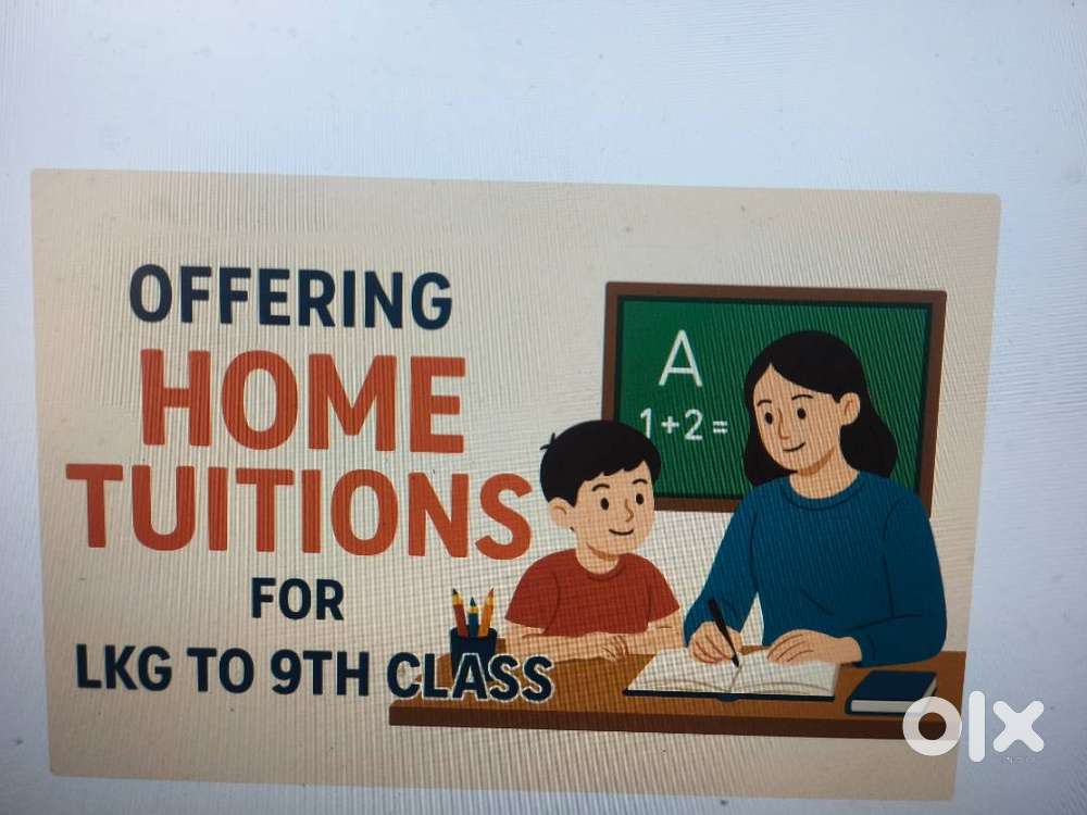 Offering Home tuitions from LKG TO 9TH CLASS