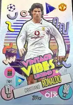CRISTIANO RONALDO TOPPS MATCH ATTAX VINTAGE VIBES LEGEND