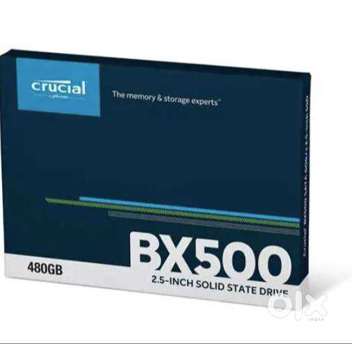 Crucial BX500 480 GB Laptop, Desktop Internal Solid State Drive (SSD)
