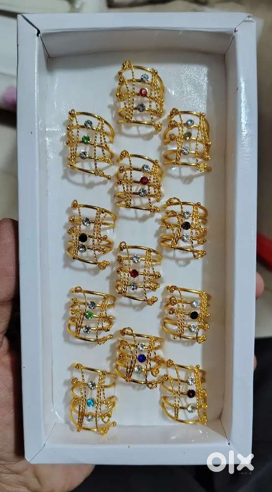 Imitation jewellery Finger ring adjustable for girls and women in lot