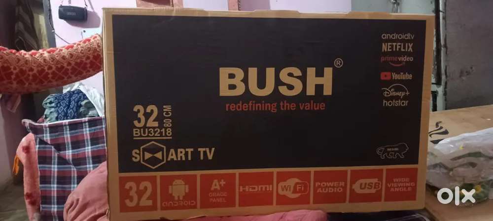 BUSH 32inch T.V.( BU3218) 80 cm Smart T.V.