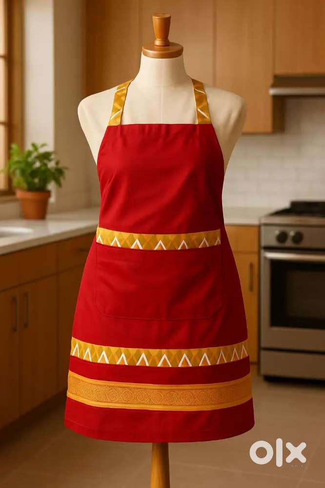 Premium quality kitchen aprons available for bulk supply.