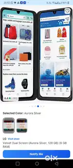 Lg Velvet dual screen