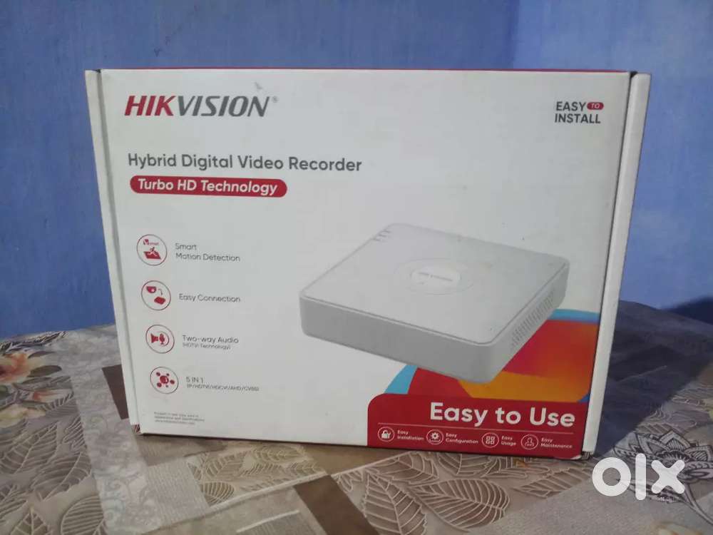 CCTV CAMERA,  DVR, POWER SUPPLY,