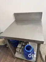 2ft by 2ft stainless steel table