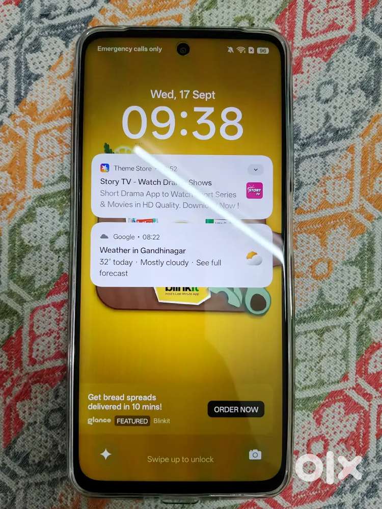 Realme narzo 80X5G, Deep ocean 6 GB RAM , 128 GB storage with 6000mah