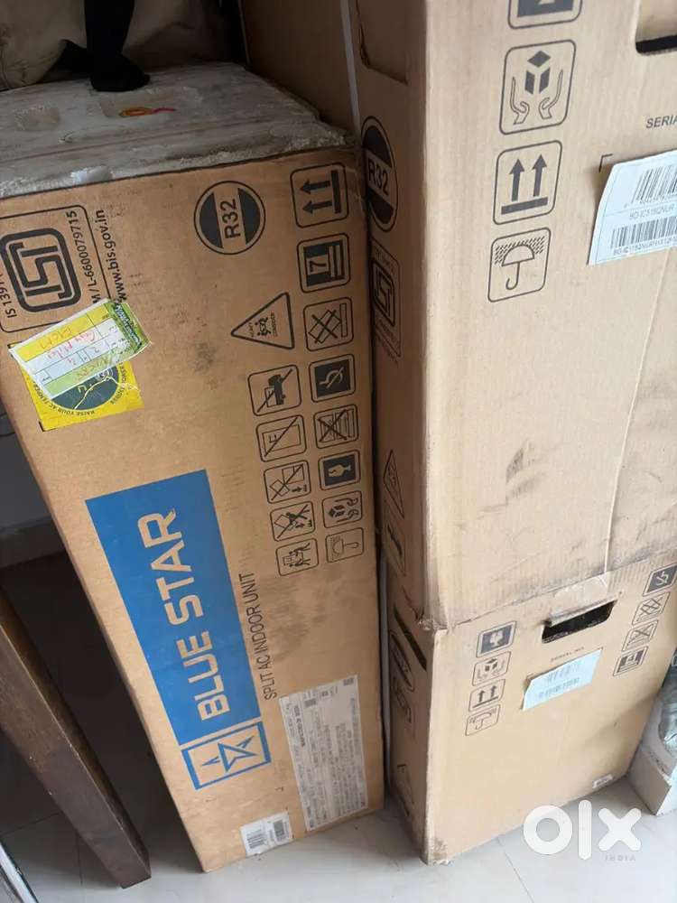 1.5 ton blue star 5 star ac - unused