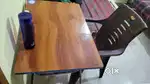 Bed, Mattress, table, chair