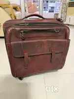 Trolly bag leather