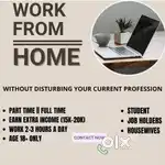 Work from home  daily income possible