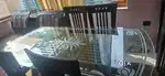6 seater teak wooden dining table for sale like a showroom condition