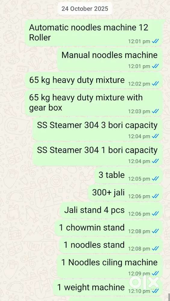 12 Roller automatic noodles plant