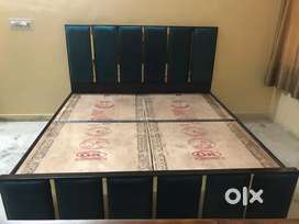 Velvet cushioning plyboard double box beds in Big sale